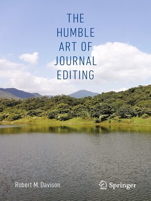 cover image of The Humble Art of Journal Editing